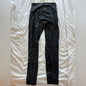 Black Leopard Print Leggings